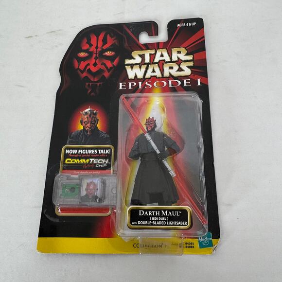 5 for $25| Star Wars Episode I Darth Maul CommTech Chip Hasbro Action Figure - Picture 2 of 6